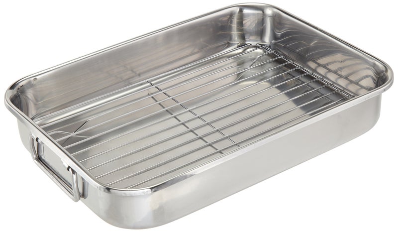 ExcelSteel 592 Roasting Pan, Stainless