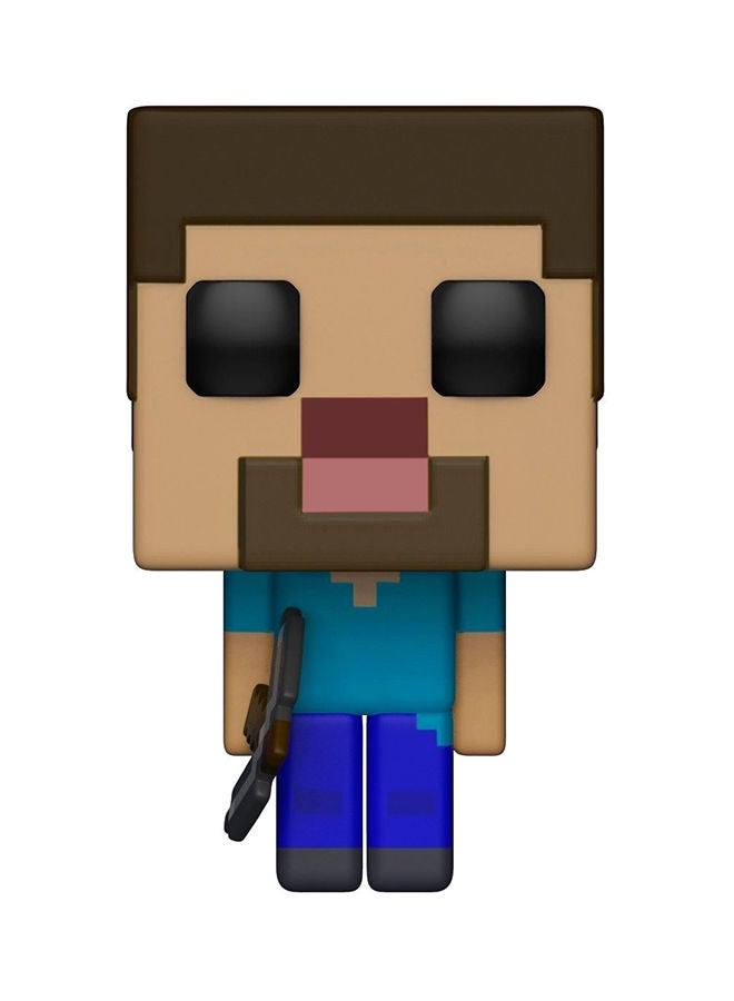 NIBEMINENT Minecraft: Steve Bobblehead 316 - Image 1