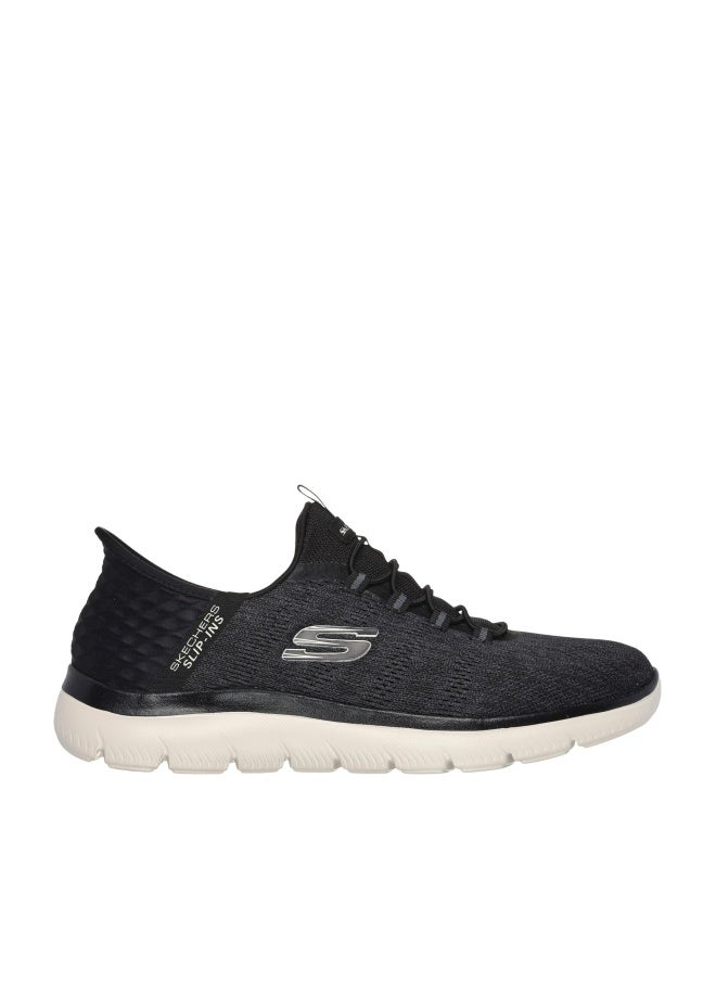 SKECHERS حذاء سكيشرز للرجال من نوع سوماتس كي بايس بدون استخدام اليدين، أسود، 6.5 - Image 1