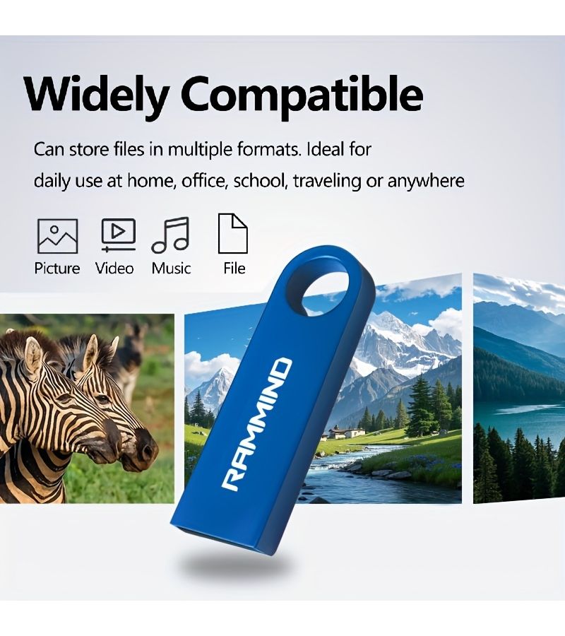ذاكرة فلاش USB 2.0 خضراء بسعة 8 جيجابايت، مناسبة لأجهزة الكمبيوتر واللابتوب والأجهزة اللوحية والهواتف وأنظمة الصوت في السيارة وأجهزة الألعاب. - Image 4