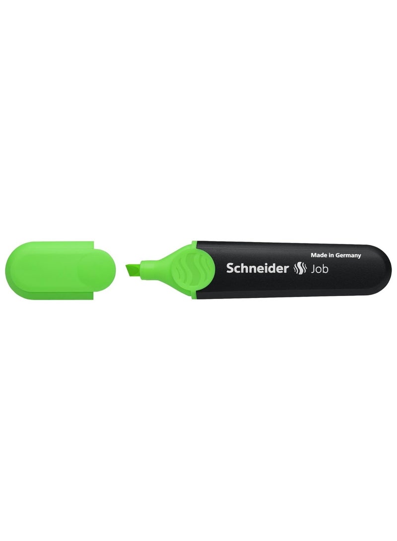 Schneider 10-Piece Job Textmarker Highlighter Green - Image 4