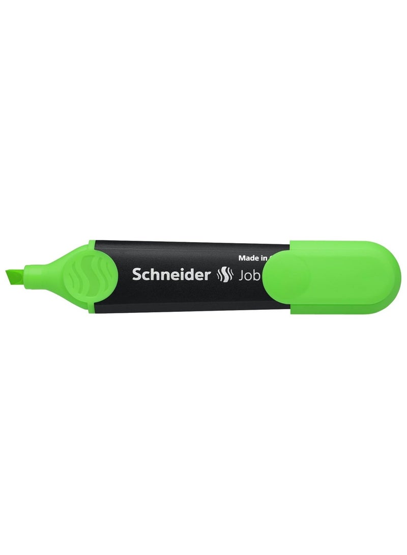 Schneider 10-Piece Job Textmarker Highlighter Green - Image 3