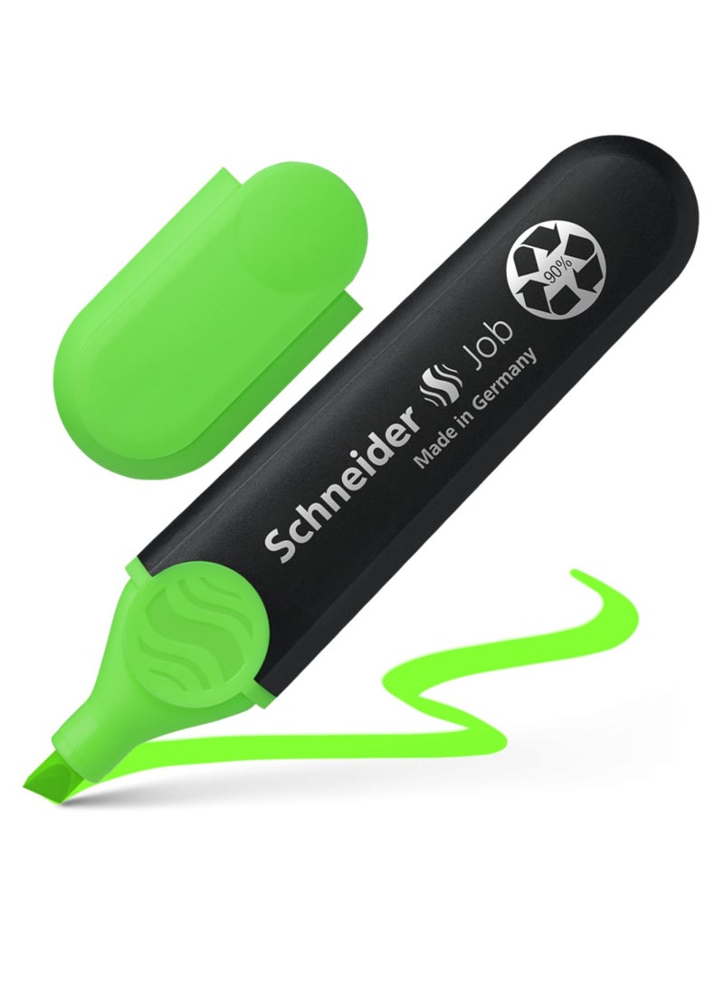 Schneider 10-Piece Job Textmarker Highlighter Green - Image 2