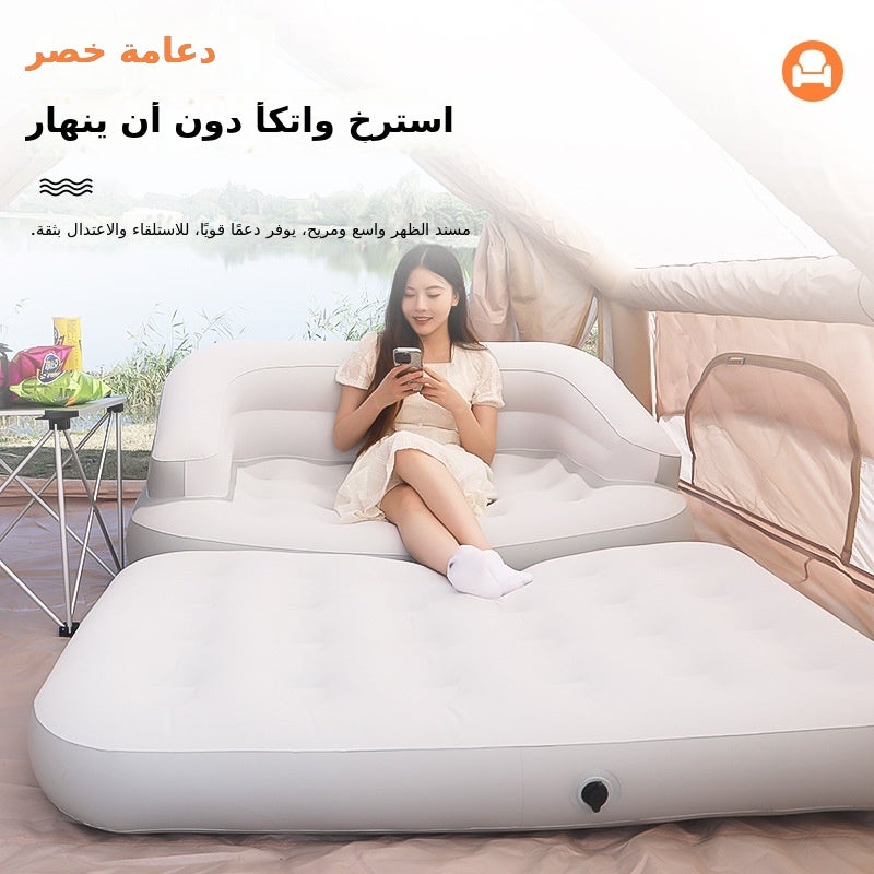 أبيض كريمي مخمل مع مضخة يدوية - Image 3