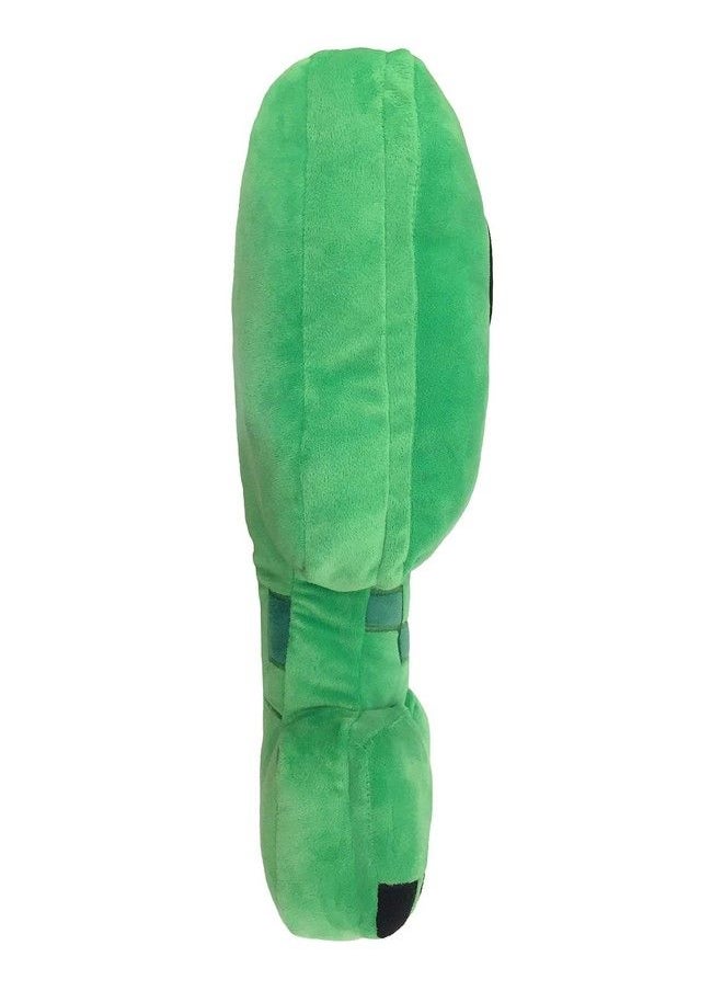 Jay Franco - Minecraft Plush Stuffed Creeper Pillow Buddy Super Soft Polyester Microfiber Measures 16 Inches X 8 Inches (Official Minecraft Product) - Image 1