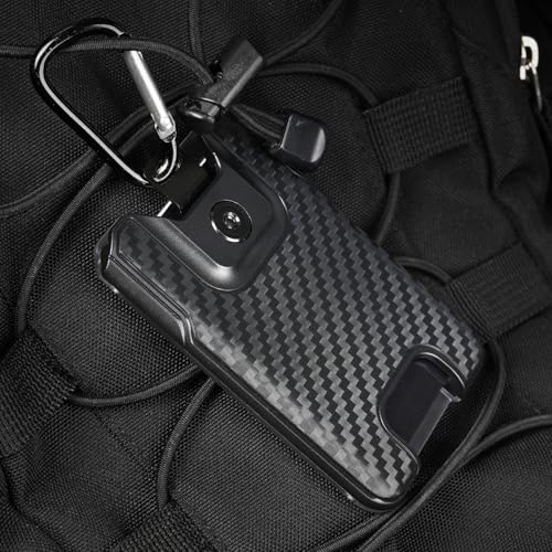 LIUGX Badge Holder, No-Clip Version, ID Card Holder, Durable Polycarbonate (Holds 6 Cards), for Office, Laborer, Police, Work, Black - Image 5