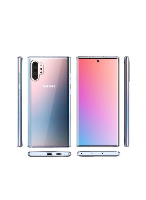 For Samsung Galaxy Note 10 Plus HD Transparent Tpu Silicone Back Cover , Anti Yellowing And High Protective From Shocks Compatible For  Samsung Galaxy Note 10 Plus ( 6.8) (Transparent)