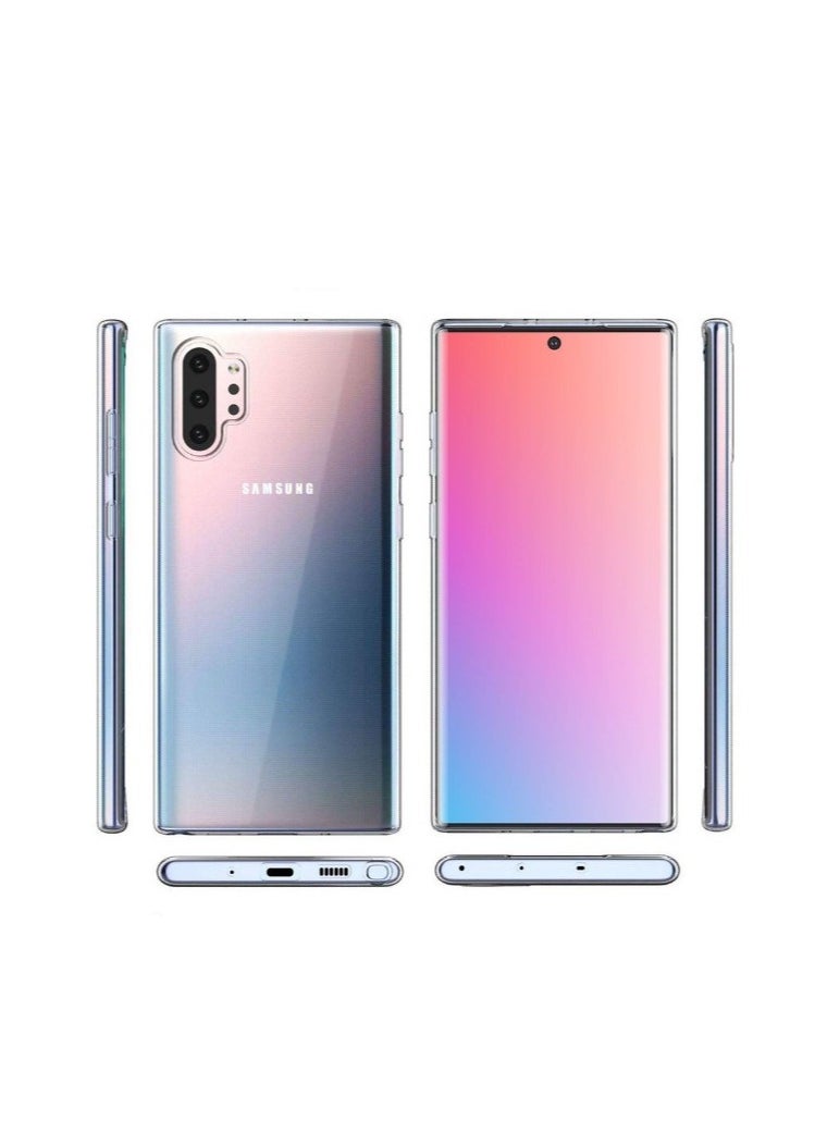 For Samsung Galaxy Note 10 Plus HD Transparent Tpu Silicone Back Cover , Anti Yellowing And High Protective From Shocks Compatible For  Samsung Galaxy Note 10 Plus ( 6.8) (Transparent)