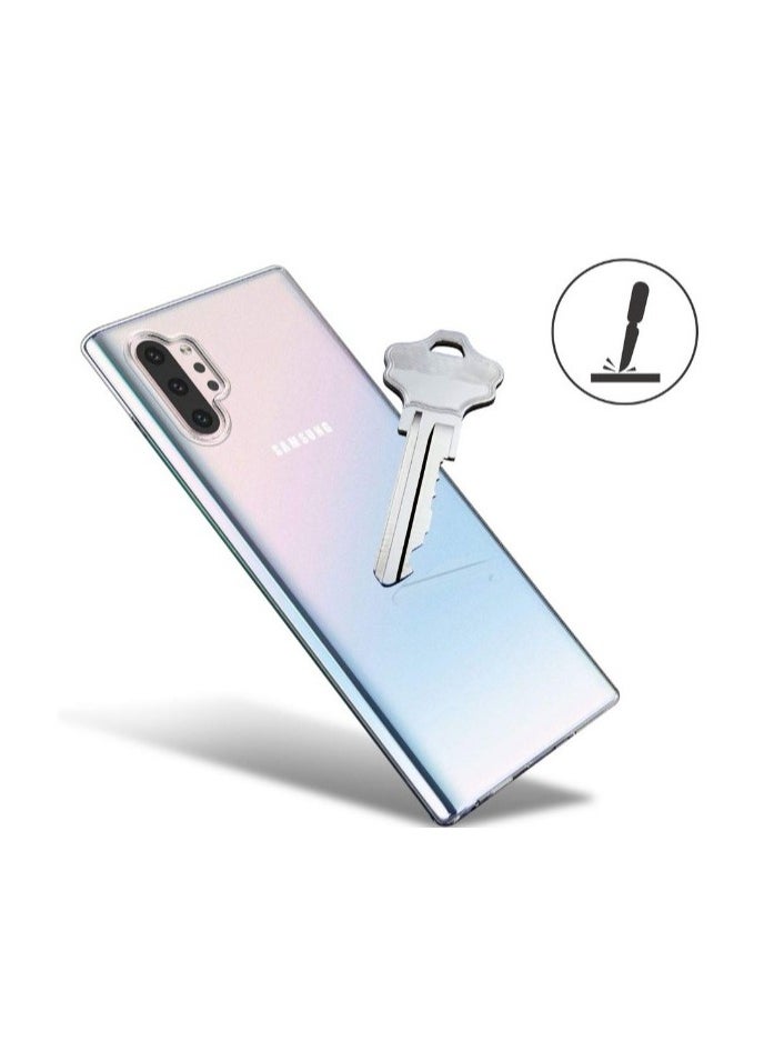 For Samsung Galaxy Note 10 Plus HD Transparent Tpu Silicone Back Cover , Anti Yellowing And High Protective From Shocks Compatible For  Samsung Galaxy Note 10 Plus ( 6.8) (Transparent)