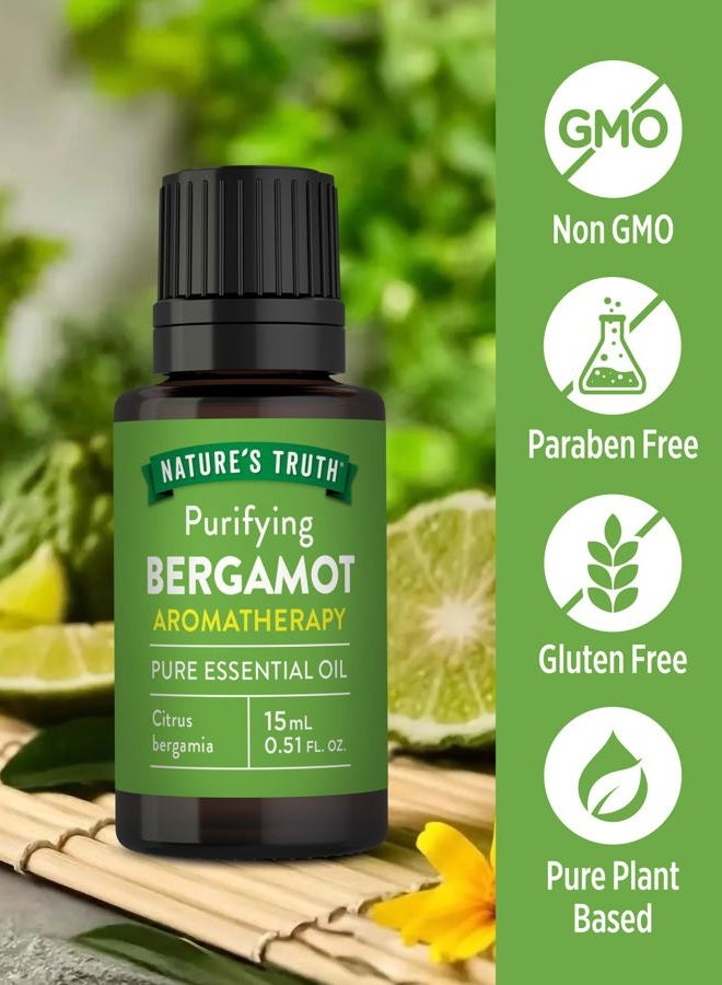 Nature's Truth Vitamins Bergamot Essential Oil, Bergamot, 0.51 Fluid Ounce  - Image 3