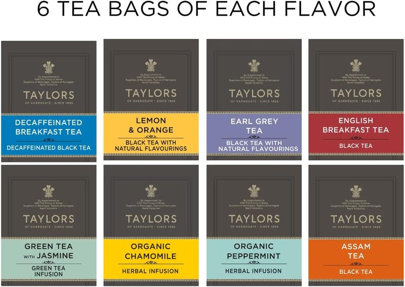 Taylors of Harrogate Speciality Tea Gift Box - 48 Count Variety Pack - Image 3