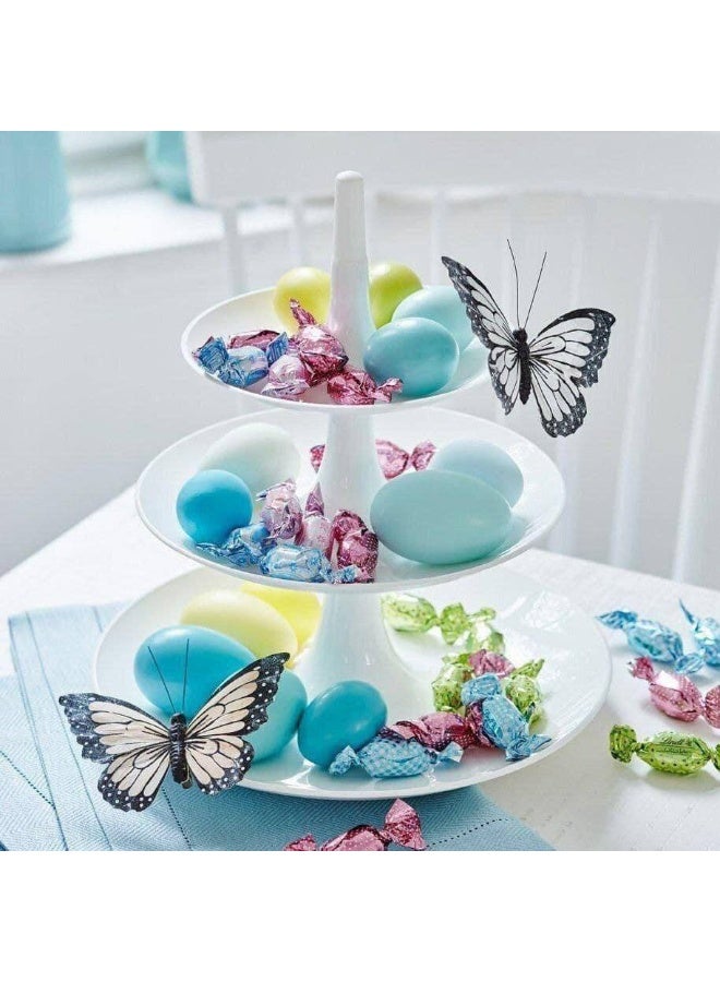 3-Tier Cookie and Biscuit Stand – Multi-Tier Organizer for Sweets and Snacks, Made of Durable and Practical Plastic Material Z - Image 5