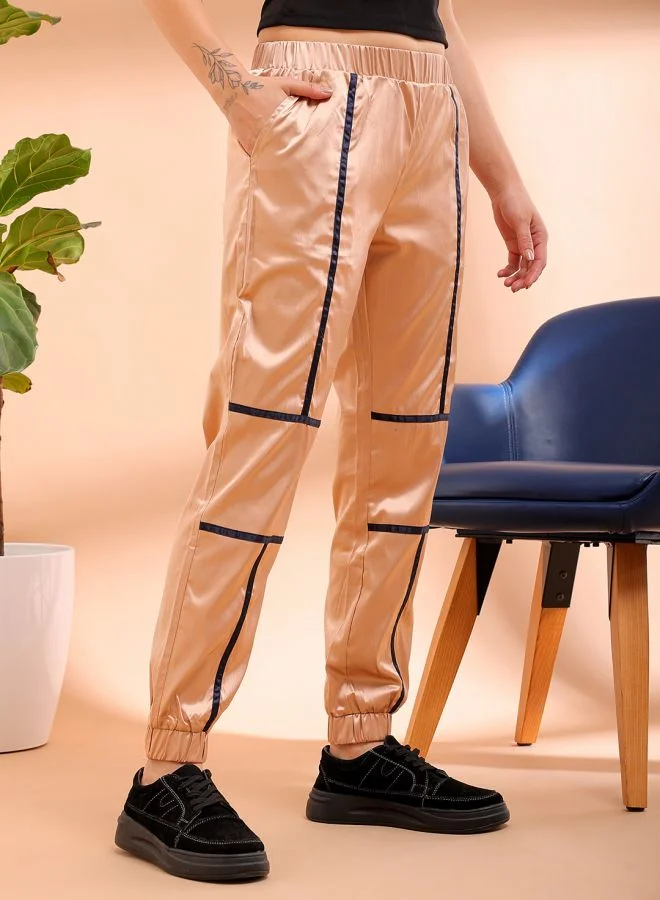 Freehand Women Regular Fit Solid High-Rise Joggers