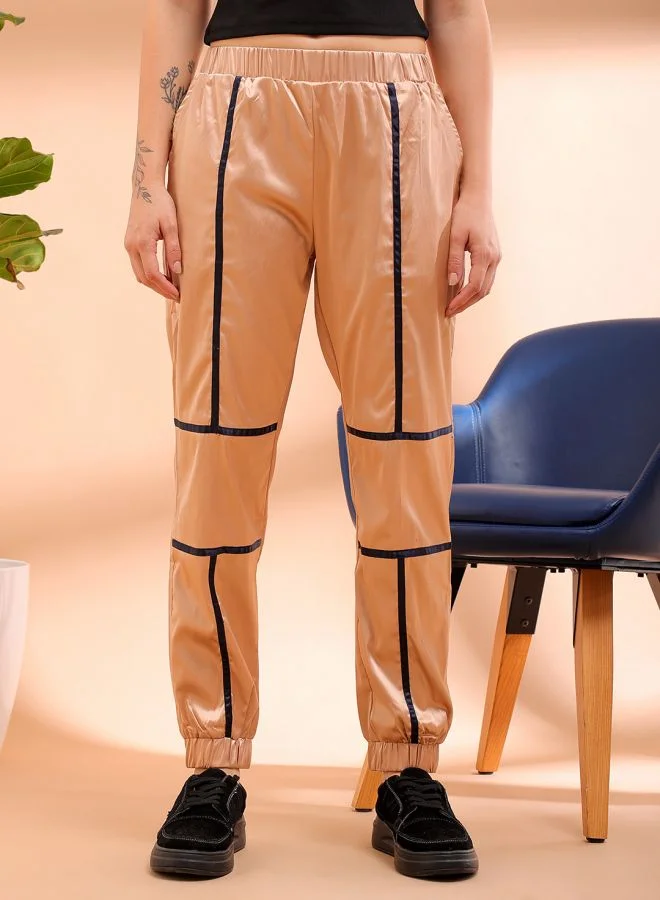 Freehand Women Regular Fit Solid High-Rise Joggers