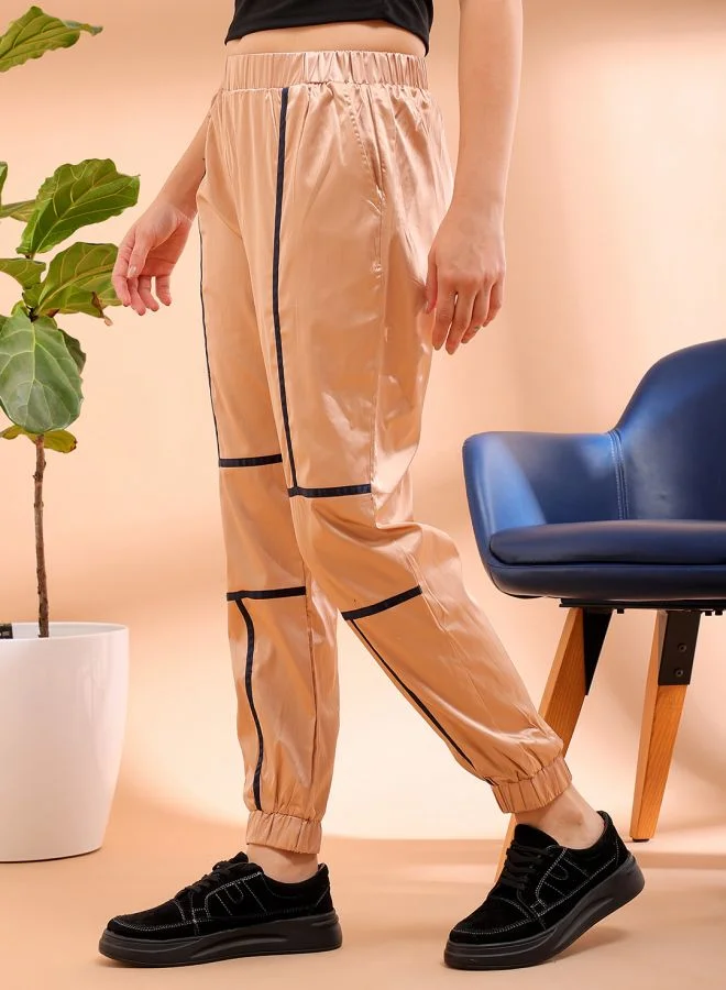 Freehand Women Regular Fit Solid High-Rise Joggers