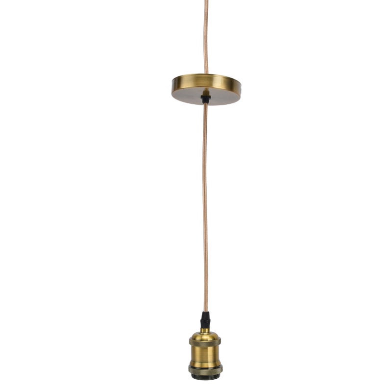E27 Lamp Holder with Cord Vintage Pendant Light Lampholder for Bedroom 100‑240V - Image 3