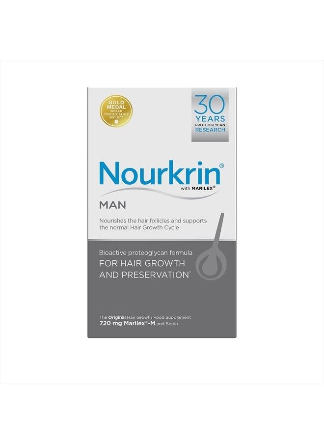 NOURKRIN - Man 180 tablets includes Nourkrin Shampoo and Conditioner - Image 1