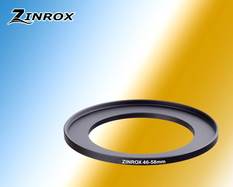 ZINROX ® 46-58mm Step Up Lens Filter Adapter Ring, Set of 1 Piece - Size : 46mm to 58mm Stepping Ring - Image 4
