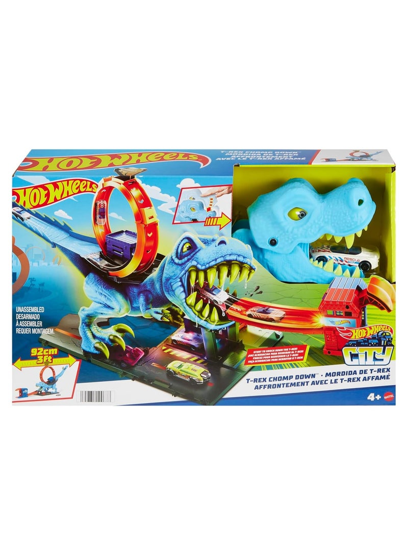 هوت ويلز مجموعة لعب هوت ويلز تي ريكس تشومب داون - Image 1