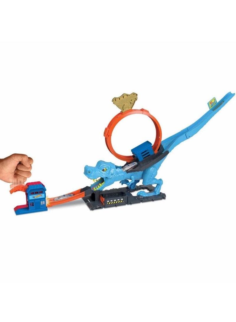 هوت ويلز مجموعة لعب هوت ويلز تي ريكس تشومب داون - Image 3