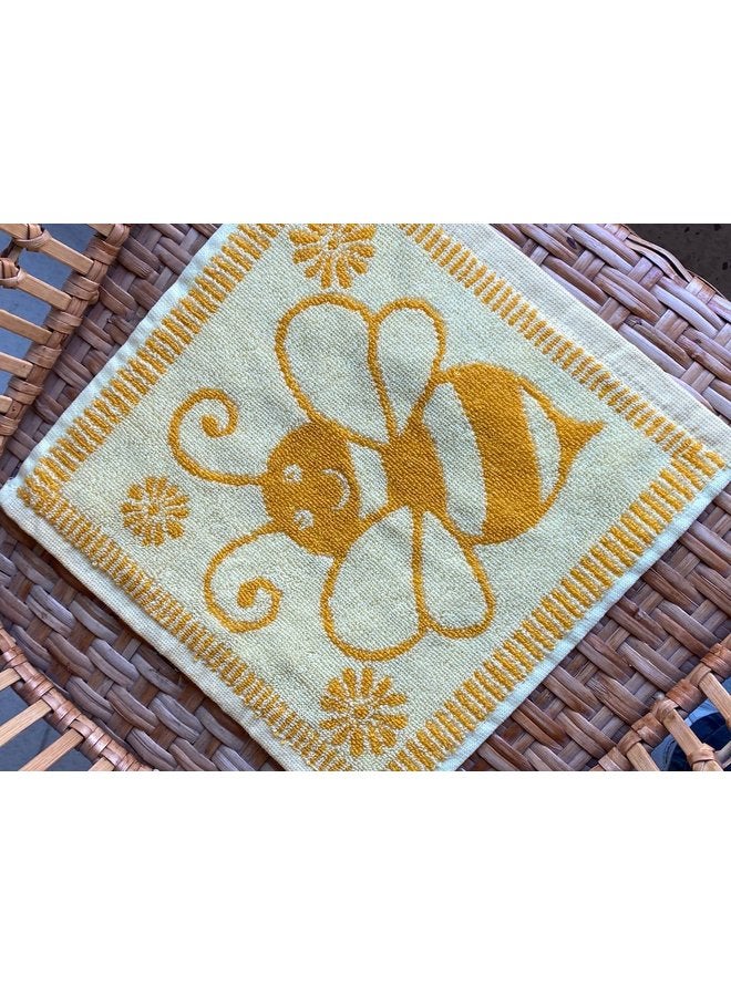 toãlla Face Towel Yellow  Cotton 30*30 - Image 1