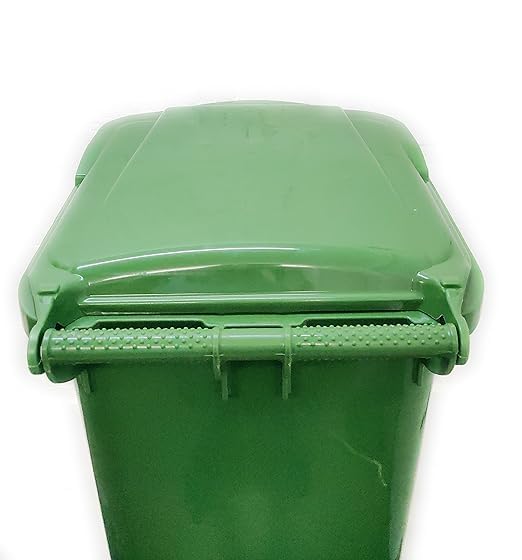 Aristo Aristo Plastic Manual-Lift Garbage Waste Dustbin with Out Wheel 90 LTR (Green & Green) COMBO - Image 3