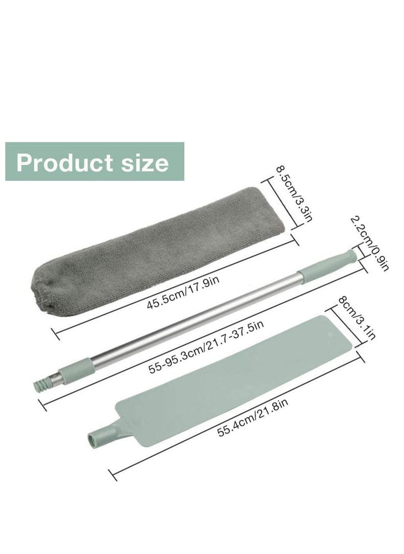 Generic - Extendable Dust Cleaning Brush| Sofa Bedside Dust Brush for Dust and High Ceilings| Reusable and Adjustable Long Handle Mop Sweep Cleaning Brush Tool for Sofa Bed Furniture Bottom Household Gap - Image 1