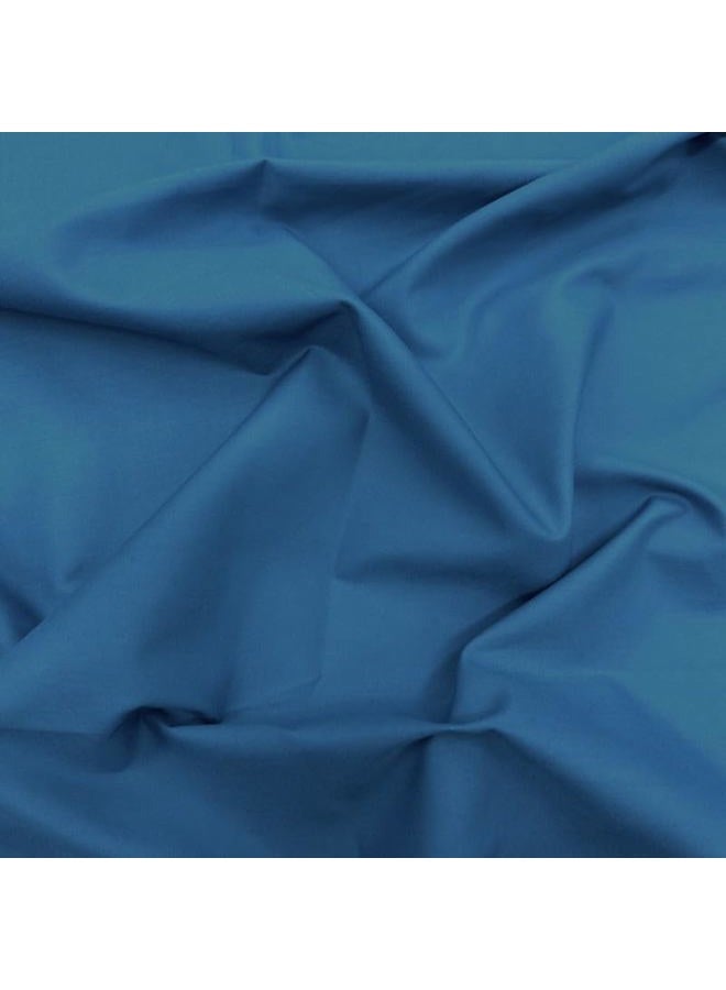 Ice Fabrics Cotton Polyester Broadcloth Fabric by The Yard - 60" Wide Soft & Breathable Broadcloth Fabric for Sewing - Perfect for Apparel, Bedding, Curtains and More - Peacock - 2 Yards - Image 2