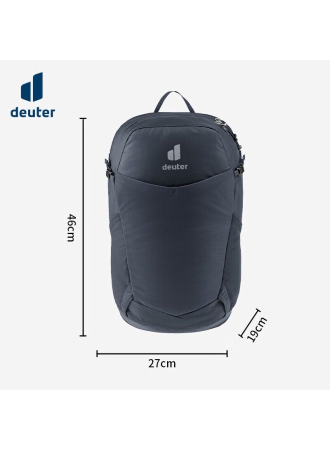 deuter حقيبة ظهر خارجية خفيفة سريعة 21 لتر للرجال والنساء، حقيبة نهارية، أسود أوبسيديان - Image 1