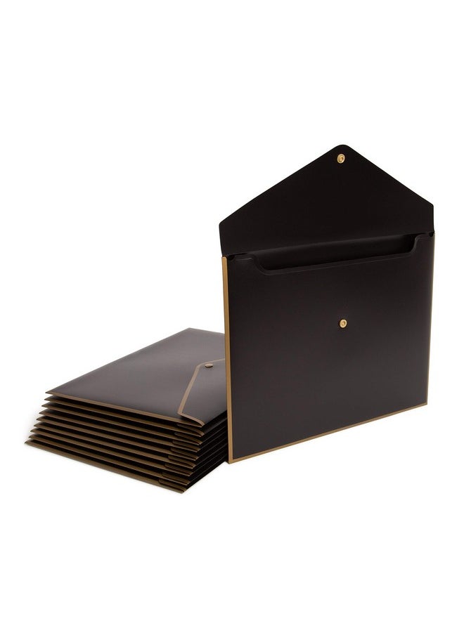 U Brands Black And Gold Poly Document Holder 10 Count  - Image 3