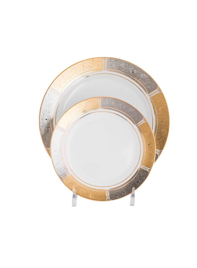 كازا روزا طقم عشاء من البورسلين 32 قطعة لـ 6 أشخاص - Image 2