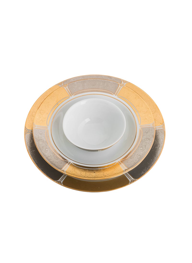 كازا روزا طقم عشاء من البورسلين 32 قطعة لـ 6 أشخاص - Image 3