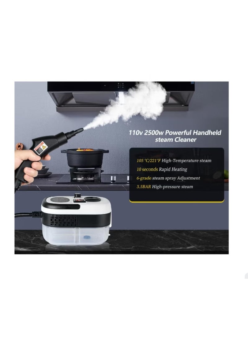 Steamshot Cleaner with Smart Touch Screen,High Pressure Steamer for Cleaning,1200ML Water Tank, Steam Cleaner for Home, Car, Shower, Kitchen, Bathroom, Grout, and Tile - Image 2