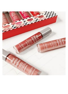 theBalm TheBalm Meet Matte Hughes Liquid Lipstick Set #14, Holiday Pack of 6 Mini Long Lasting Liquid Lipsticks  - Image 5
