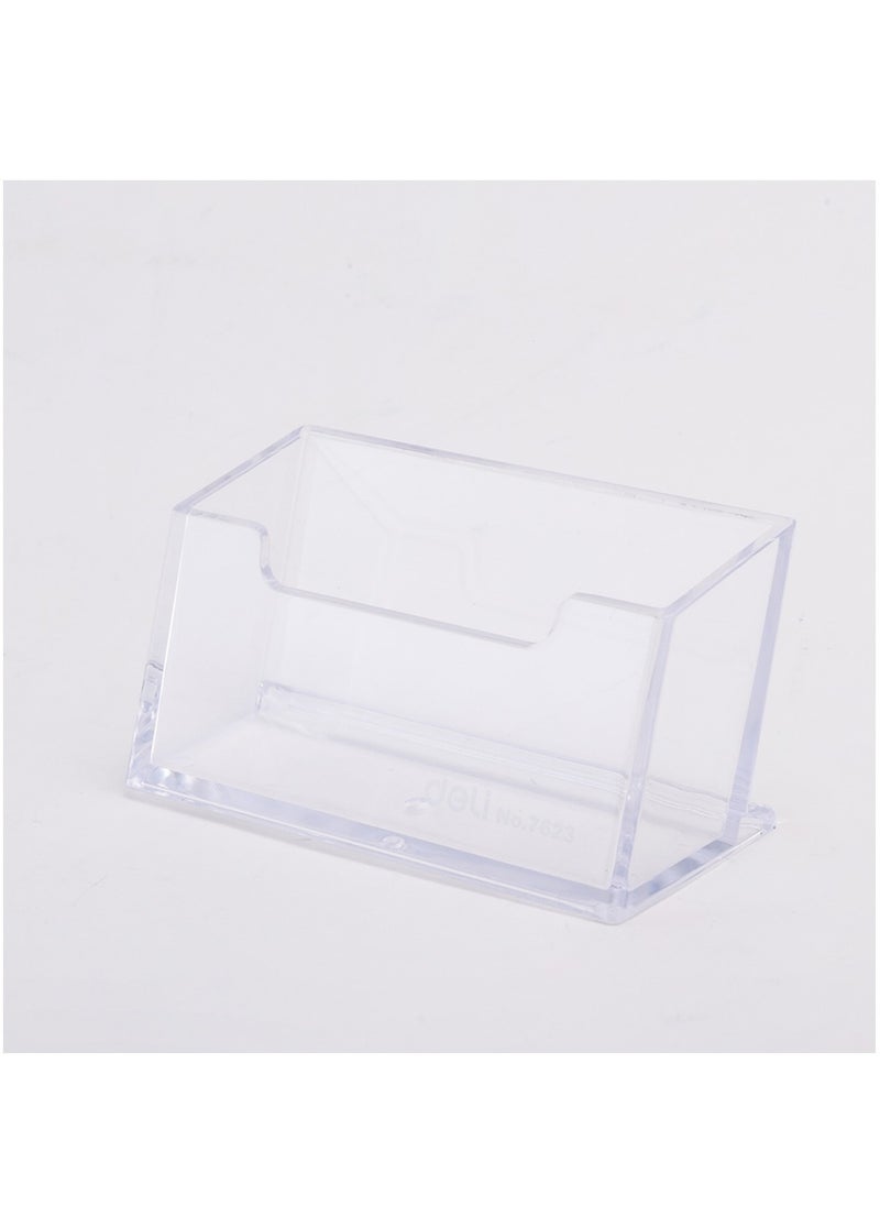 Deli Clear Acrylic Business Card Holder  - Image 3