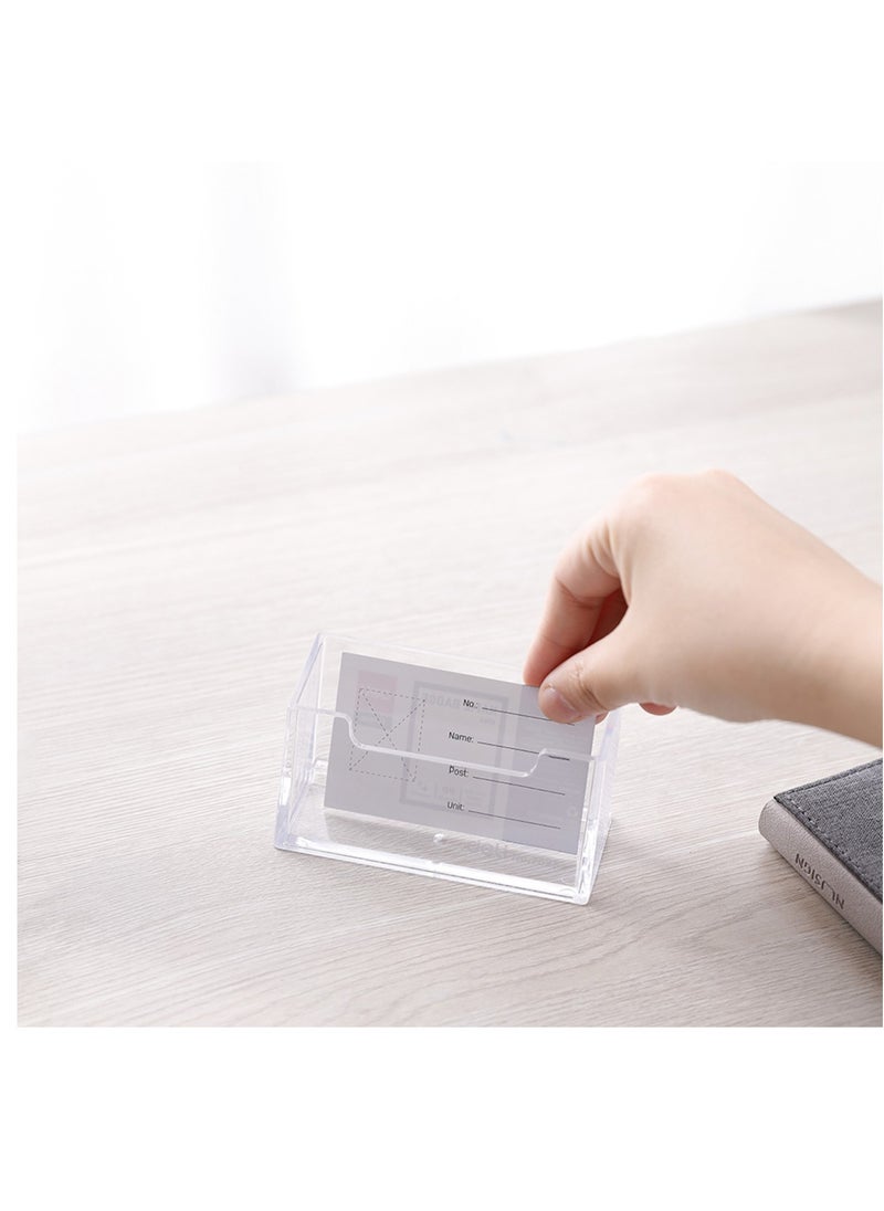 Deli Clear Acrylic Business Card Holder  - Image 4