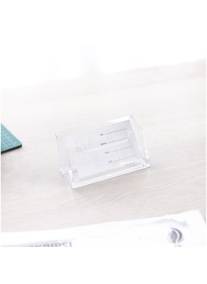 Deli Clear Acrylic Business Card Holder  - Image 5