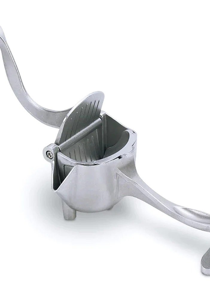 Orchid Manual Fruit Juicer Simple Fruit Press Squeezer Citrus Extractor Tool Lemon Orange Press Juicer Newly Heavy Duty Stainless Steel Premium Quality Stainless Steel  Silver 22.1x11.9x10.9cm - Image 2