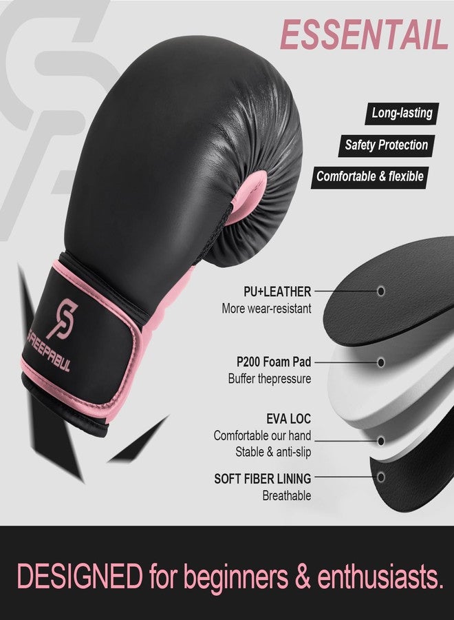SAEEPABUL S200 Essential Boxing Gloves for Men and Women Suitable for Boxing Kickboxing Mixed Martial Arts Maui Thai MMA Heavy Bag Fighting Training Raspberry, 14oz - Image 2