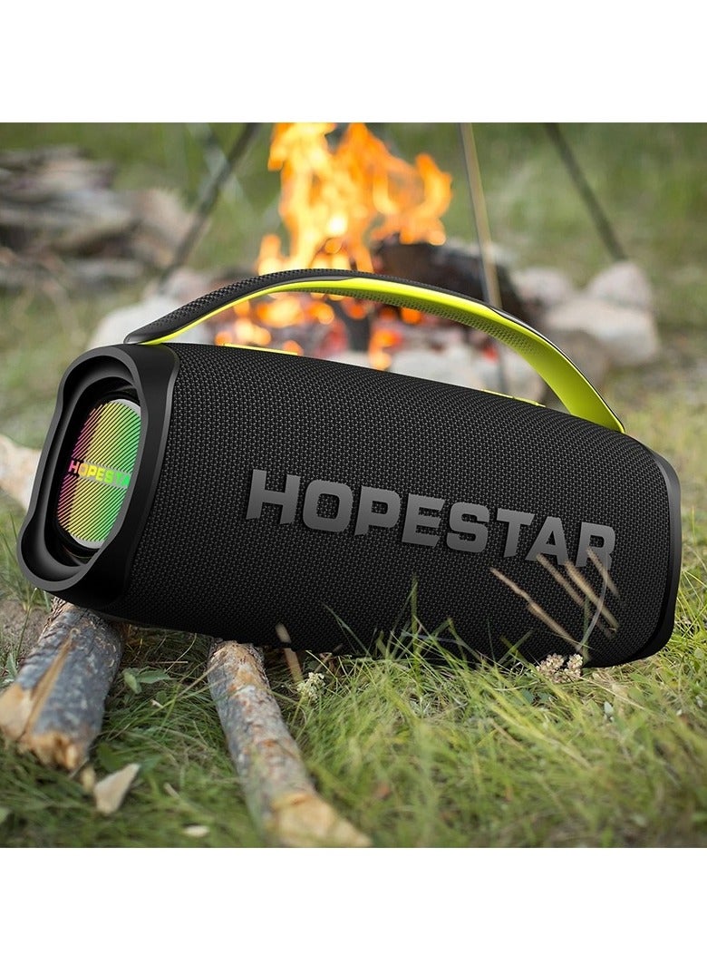 هوبستار سماعة بلوتوث مقاومة للماء HOPESTAR A40 بقدرة 80 وات مثالية للاستخدام في الهواء الطلق - Image 3