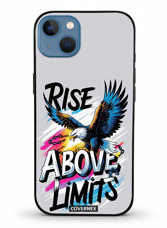 Covernex Apple iPhone 13 Protective Case Cover Printed Featuring Rise Above Limits - Image 2