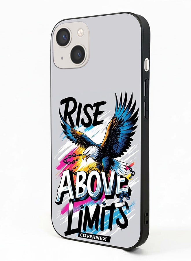 Covernex Apple iPhone 13 Protective Case Cover Printed Featuring Rise Above Limits - Image 1