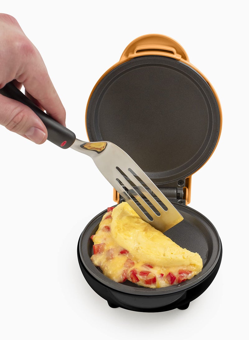 Nostalgia MyMini Personal Electric Griddle, Nonstick Griddle Perfect for Keto & Low-Carb Diets, Eggs, Omelets, Pancakes, Breakfast Sandwiches, Orange - Image 3
