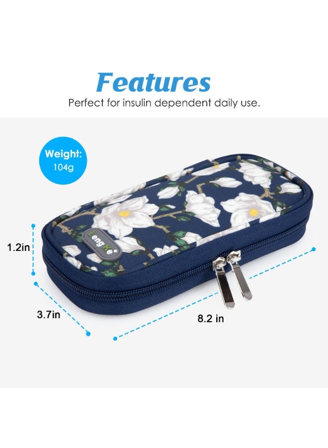LengKe Insulin Cooler Travel Case - Portable Refrigerated Medicine Case for Insulin Pen, Medication and Diabetic Supplies with 2 TSA Approved Ice Pack - Image 3