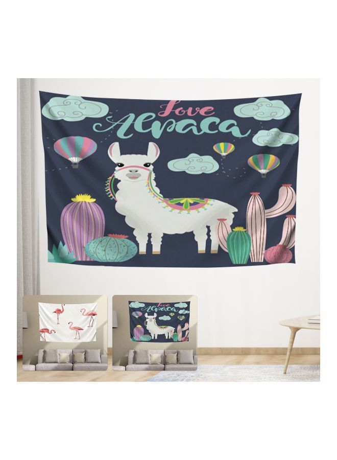NIBEMINENT Lamb Printed Wall Hanging Tapestry Multicolour M - Image 3