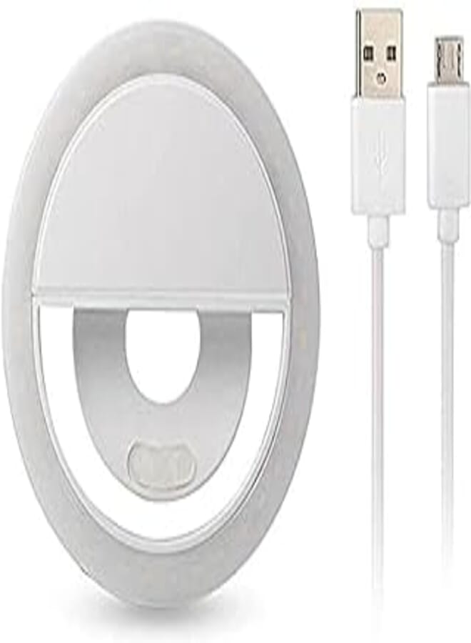 USB Rechargeable 36 Leds Novelty Cell Phone Camera Ring Selfie Fill LED Flash Fill Light For iPhone IOS Android Smartphone