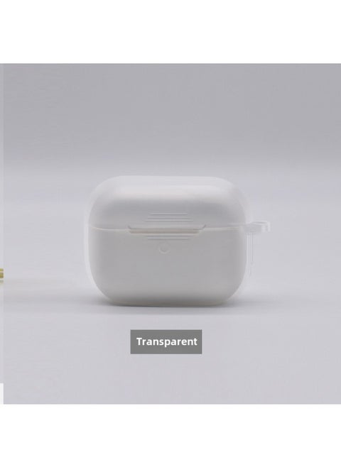 Protective Case For Airpods Pro Apple Third Generation Airpodspro2 Wireless Headset Silicone Protective Case-Color:Transparent-Applicable Model:Airpods Pro2 (with Ears And One-piece)