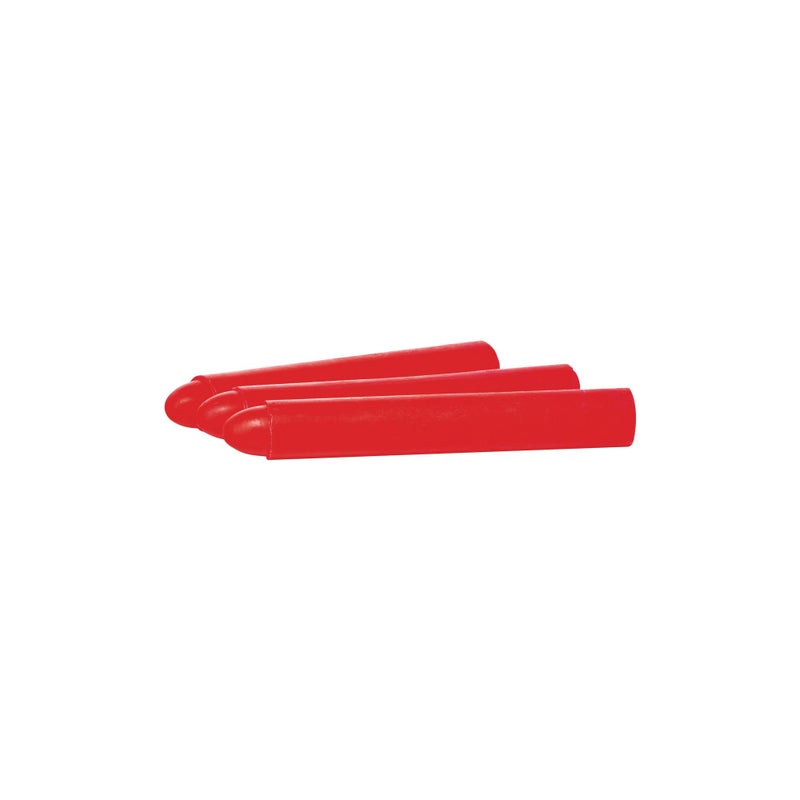 Dixon Industrial Fluorescan Specialty Crayons, Round, 4-3/4 x 11/16", Red, 12-Pack (13001) - Image 5