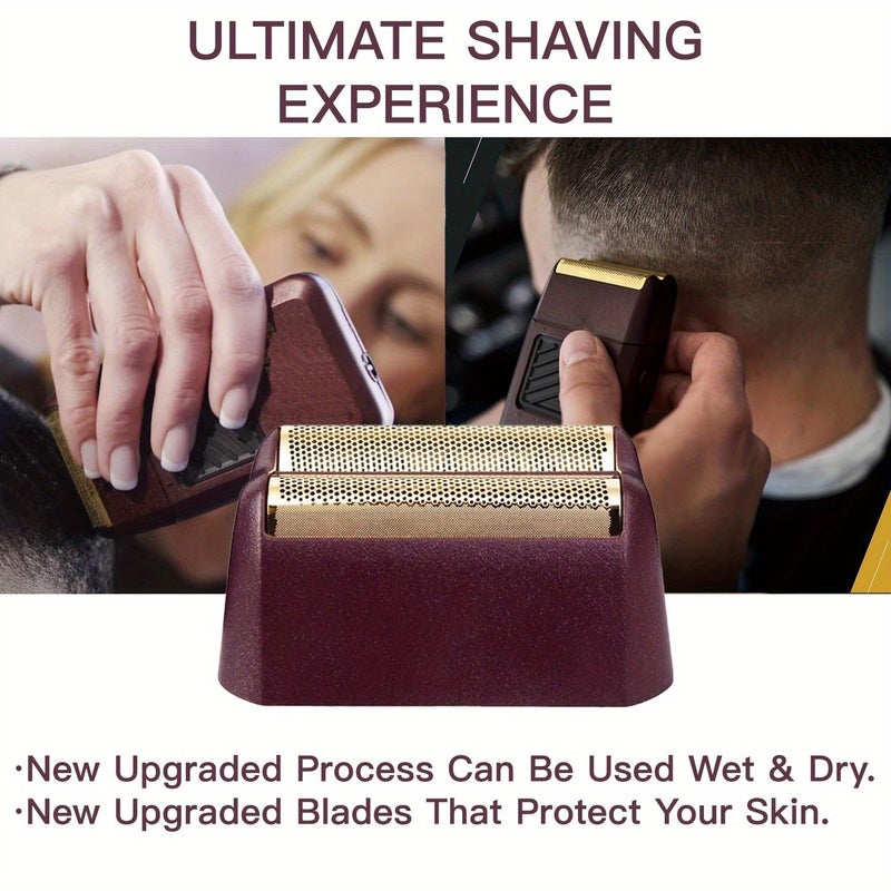 Professional 5 Star Series Foil Head With Super Close Shave And Cutter Bar Assembly Replacement Compatible With Shaver Models 7043 100 And 7031 100 For Mustache And Goatee Grooming Red - Image 5