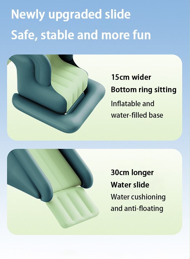 Arabest Automatic Inflatable Swimming Pool Shaded Folding Pool Play Pool Inflatable Pools - Image 5